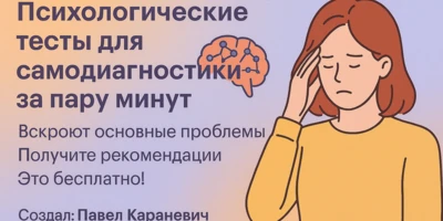 20 психологических тестов всего по 15 вопросов, которые за 2 минуты вскроют психологические проблемы